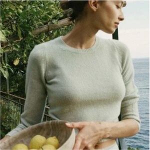 Doen Gidea Cashmere Sweater Light Green S